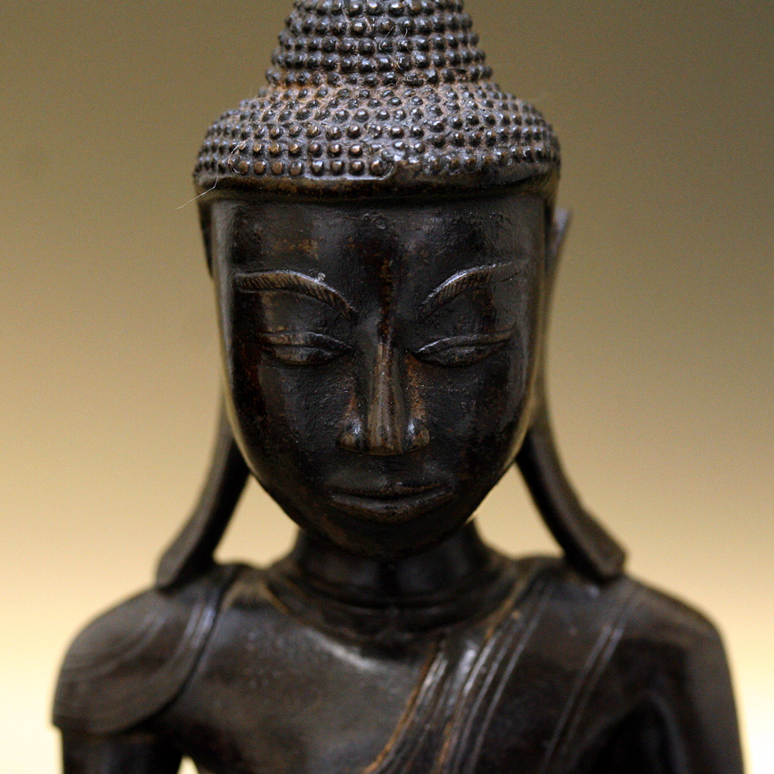 BOUDDHA SHAN EN BRONZE, XVII-XVIIIe siècle