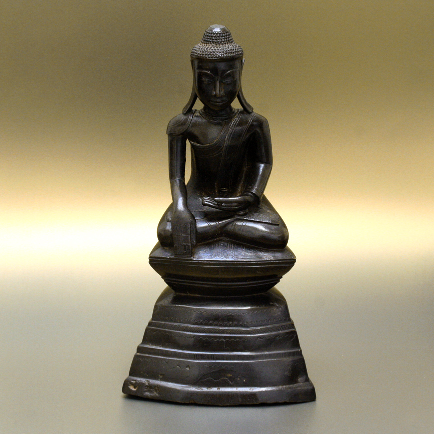 BOUDDHA SHAN EN BRONZE, XVII-XVIIIe siècle