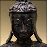 BOUDDHA SHAN EN BRONZE, XVII-XVIIIe siècle